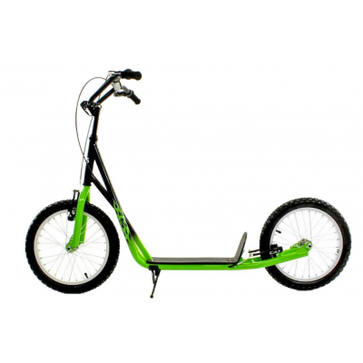 Kolobežka EXTOL 16" nafukovacie kolesá zeleno-čierna 
